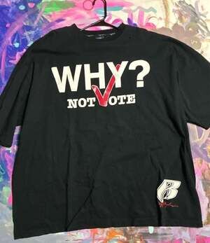 Vintage Ruff Ryders Why Not Vote Graphic T-Shirt